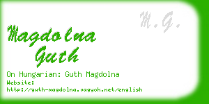 magdolna guth business card